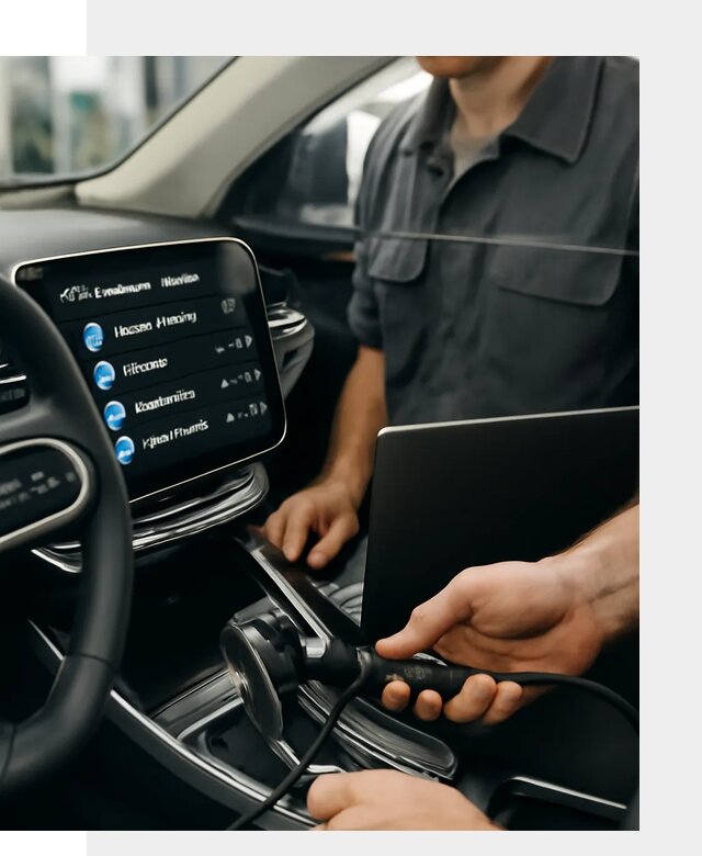 Установка приложений Geely для мультимедиа автомобиля в Искитиме