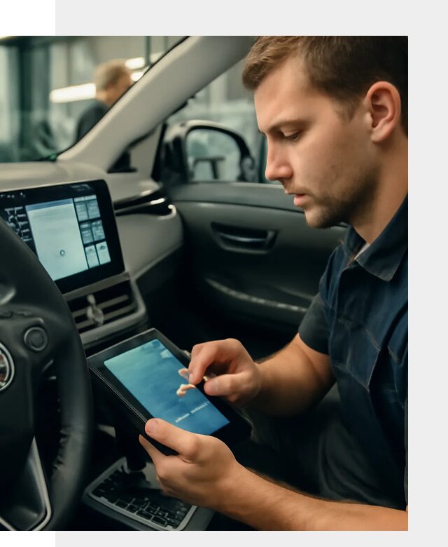Установка приложений Toyota на мультимедиа в Искитиме